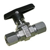 Parker 2F-B2LJ2-SSP Qtr Ball Valve 1/8"FP - 6000 SS Panel Mount